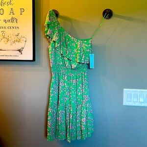 Draper James one shoulder dress